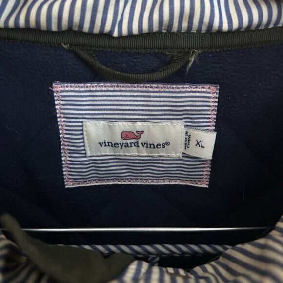 Vineyard Vines Women’s Fleece Lined Green Quilted Full Zip Jacket Size XL - Picture 4 of 10